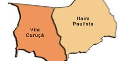 نقشہ کے Itaim Paulista - ولا Curuçá ذیلی صوبے