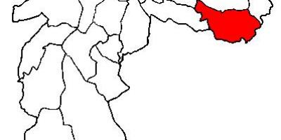 کا نقشہ ساؤ Mateus ذیلی صوبے ساؤ پالو