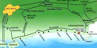 نقشہ کی ساؤ پالو ساحل